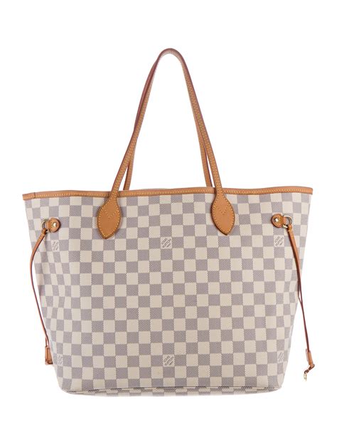 lv neverfull mm damier azur canvas|louis vuitton neverfull mm.